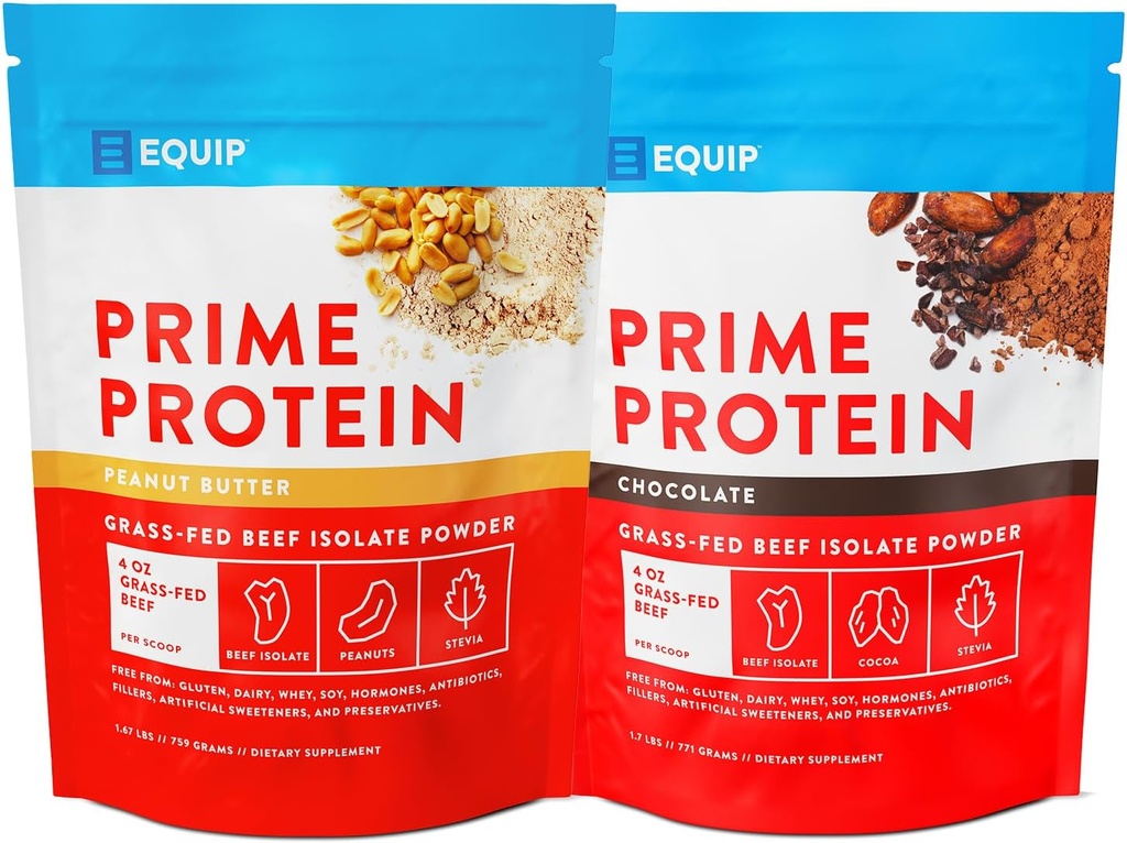 Equip Foods Πρωτεϊνική Σκόνη Φυστικοβούτυρο & Πρωτεϊνική Σοκολάτα