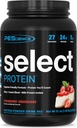 PE Science Protein Toz, Whey ve Casein Mix, Kadınlar ve Erkekler için Temiz Protein Toz, Low Calorie, Low Carb, Keto Friendly, Gluten Free, Strawberry Cheesecake, 27 Hizmet