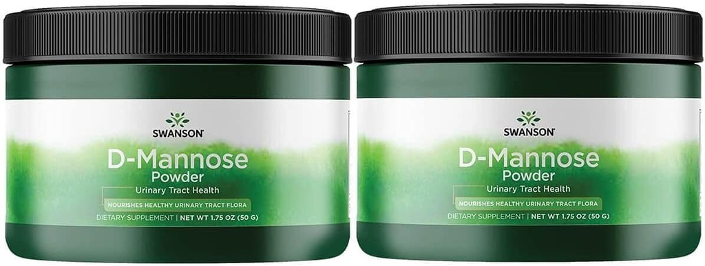 Swanson D-Mannose Toz 1.75 Ounce (50 g) Pwdr (2 Pack)
