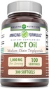 Amazing Formulas MCT Oil Supplement | hizmet başına 1000 Mg | Softgels | Non-GMO | Gluten-Free | Made in USA (1 Pack, 300 Count)