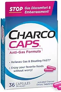 Aktif Charcoal 260 mg Capsules 36 CP - Packs andPack (Pack of 2)