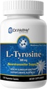 L-Tyrosine 500 mg Capsules - 120 Kont | Keep Mood, mental Alertness & Thyroid Function | Neurotransmitter Health, Diyetary Supplement