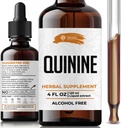 SIRUNES Quinine Tincture Extract Quinine Tray Bark Herbal Supplement Quinine Immune System Support Cinchona Bark Liquid Drops Alkol ve Gluten Free-4 fl Oz