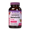 Bluebonnet Beslenme DünyaSweet Melatonin 5 mg Fast-Acting Quick Dissolve Nighttime Relaxation & Restful Sleep Support - Sleep Aid - Gluten-Free, Vegan - Raspberry Flavor - 120 Chewable Tabletler