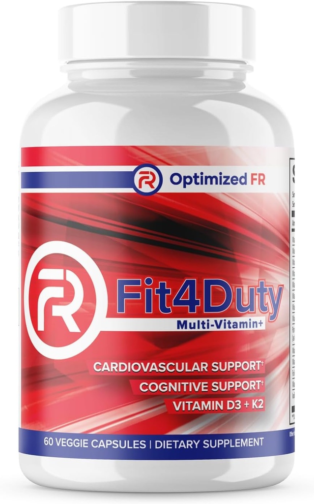 İlk Yanıtlar için Fit4Duty Multivitamin+, Bir Gün Multivitamin Plus Diğer yiyecekler, 60 Hizmet, 2 Ay Supply