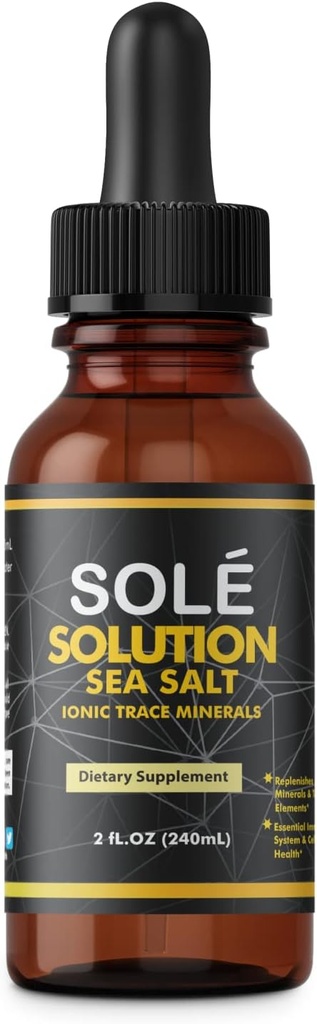 Qei Sole Sea Salt - sodyum Klorid, Pyum, Demir, Kalsiyum, Magnezyum, Copper, çinko ve daha fazlası. (Big, 8 0z)