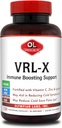 Olympian Labs VRL-X Advanced Immune Support, Vitamin C, Zinc & Lysine, May Aid in Cold Sore Relief, 120 Κάψουλες