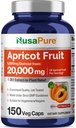 NusaPure Apricot 20:1 Ekstraksiyon, 1000 mg 20.000 mg 150 Veggie Capsules (Vegan, Non-GMO)