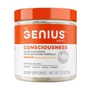 Ευφυής συνείδηση, Super Nootropic Brain Supplement Powder, Mango - Boost Focus, Γνωστική λειτουργία, Συγκέντρωση & Memory Booster - Alpha GPC & Lions Mane Mushroom for Neuro Energy & IQ