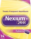 Nexium 24HR Δισκία ανακούφισης από τον καρδιακό καύσο, Esomeprazole Magnesium Acid Reducer, 20 mg, 14 Count
