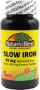 Nature's Blend Slow Iron 50 mg (160 mg) Σε σύγκριση με Slow Fe® 60 δισκία