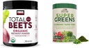 Kuvvet Faktörü Toplam Beets Organik Arıtroot Toz ve Ülke Çiftleri Super Greens İçecek Mix, 50 Organik Superfoods, 20 Hizmet