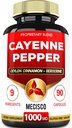 Cayenne Pepper Turmeric Curcumin Root, Berberine HCl, Ceylon Cinnamon Bark & More - 90 Capsules - Support Digestion Health, Immune System & Body Balance