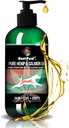 Köpekler ve Kediler için Saf Hemp & Salmon Oil - Omega Skin Care Remedy for Dandruff, Shedding, Anti Allergy & Itchy Skin Relief - Pet Arthritis için Ortak Supplement - Skin & Coats Evcil Aşk - 8 oz