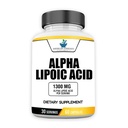 American Standard Supplements Alpha Lipoic Acid 1300mg Per Serving - Vegan, Gluten Free, Non-GMO, 60 Capsules, 30 Servings