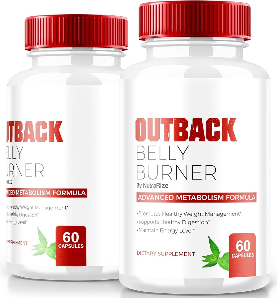 (2 Pack) Outback Belly Burner Pills, Premium Out Back Belly Burner Keto Capsules, All Natural Keto Supplement to Support Fitness and Body Goals, Resmi Outback BellyBurner Yorumları (120 Capsules)