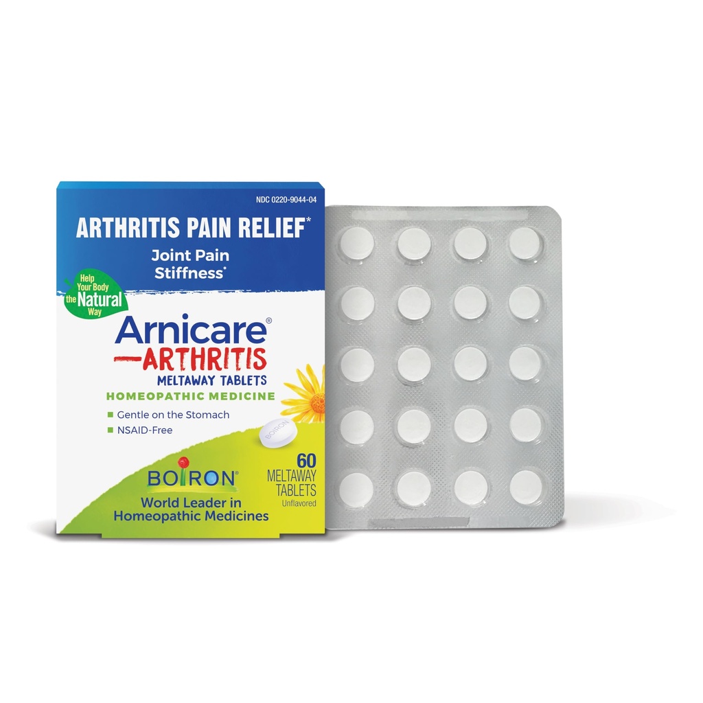 Boiron Arnicare Αρθρίτιδα Δισκία για Αρθρίτιδα Ανακούφιση του πόνου, κοινή λύπη, και Rυματικός πόνος - 60 κόμης