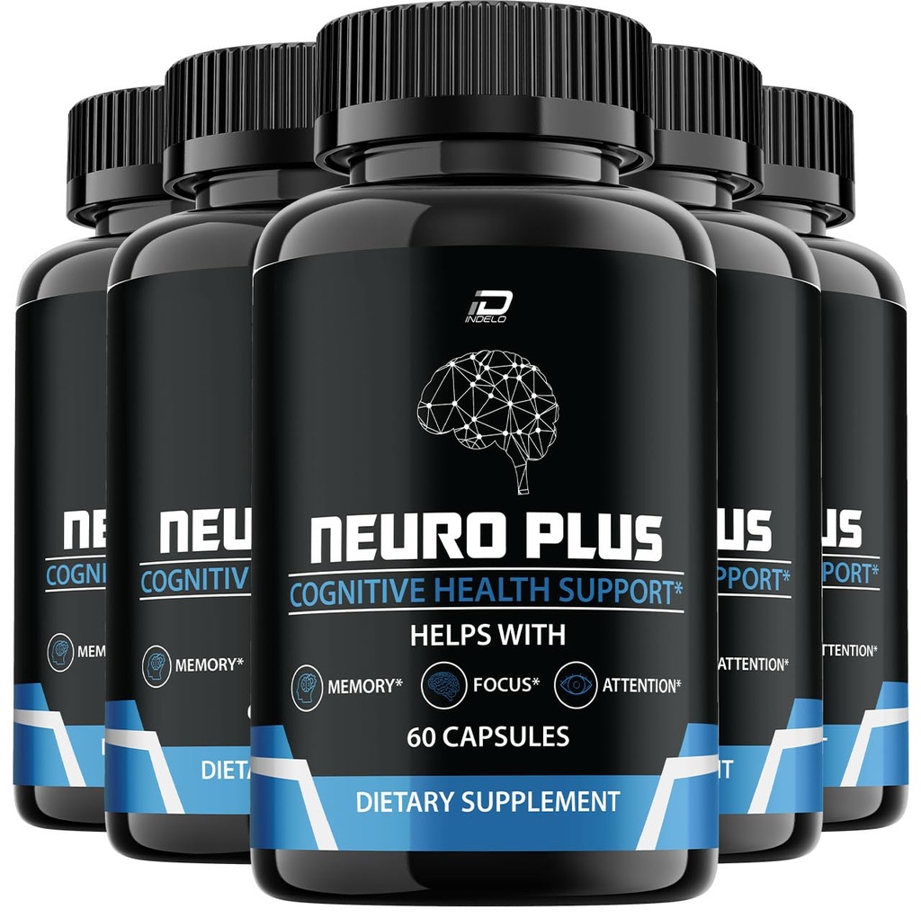 Neuro Plus Brain Supplement, NöroPlus for Memory Formula, Nero Plus PQ to Reduce The negative Effects of Brain Fog, Neuro+ Cognitive Function, Nuero Plus Yorumlar (5 Pack - 300 Capsules)