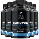 Neuro Plus συμπλήρωμα εγκεφάλου, NeuroPlus για τη φόρμουλα μνήμης, Nero Plus PQQ για τη μείωση των αρνητικών επιπτώσεων της εγκεφαλικής ομίχλης, Neuro+ Γνωστική λειτουργία, Nuero Plus Κριτικές (5 συσκευασία - 300 κάψουλες)