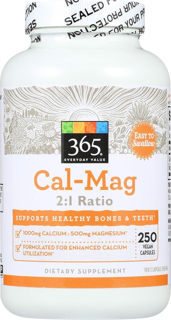 365 by Whole Foods Market, Cal-Mag 2:1 Oran, 250 Count