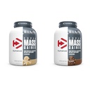 Super Mass Liger Protein Toz 52g protein 1280 Calories 6 Pound Gur Vanilla & Rich Chocolate (Pack of 2)