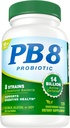 Beslenme Now PB 8 Probiyotik Asitofili For Life* Vejetaryen Diyet Supplement for Men and Women, 120 Count