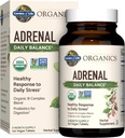Life Organics Adrenal Daily Balance, Adaptogen Herbs Ashwagandha, Holy Basil, B Complex & Probiyotiks, Organic Non-GMO, Vegan, Gluten Free Supplement, Two Moon Supply, 120 Tablets