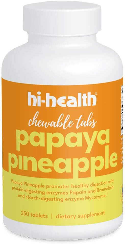 Merhaba-Sağlık Papaya Pineapple Chewable Tabs (250 Tablet)
