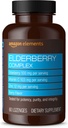 Στοιχεία Complex Elderberry, Υποστήριξη ανοσοποιητικού συστήματος, 60 Berry Γεύσεις Lozenges, Elderberry 100mg, Βιταμίνη C 103mg, Ψευδάργυρος 12mg ανά υπηρεσία (Η συσκευασία μπορεί να διαφέρει)