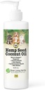 Silver Lining Herbs Coconut Oil for Dogs with Hemp Seed Oil | 8oz Şişe | Anti Itch & Hot Spot Tedavisi For Dogs Skin & Coat | Anti Allergy Aid | Supports Immune System, Commons, & Digestion | Made in USA