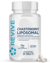 Revive MD Chasteberry Supplement for Women - Chaste-Berry Liposomal (Vitex Agnus-Castus) - Destekler Kadın Sağlığı, Hormon Dengesi ve Fertness (30 Tablet, 30 Hizmet)