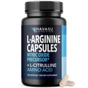 L-Arginine Capsules with L-Citrulline - Nitrik Oksit Supplement - L Arginine and L Citrulline Mix - 120 Kont - Vegan, Non-GMO Capsules for Performance, Endurance and Muscle Support - 2 Ay Supply