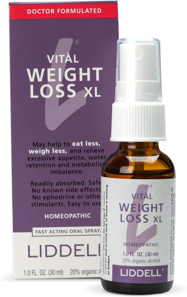 VITL Kilo kaybı XL Liddell Homeopathic 1 oz Liquid