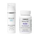 Skinuva® Scar (1.7 oz) & Bruise (14 kapsül) - Gelişmiş Silikon Kremi Büyüme Faktörleri ve Homeopathic Bruise Remedy Formulated with Arnica, Bromelain & Bora