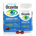 Ocuvite 50+ Eye Vitamin & Mineral Supplement, Omega-3, çinko, C & E, Lutein & Zeaxanthin, çinko Supplements for Women and Men, 50 Softgels