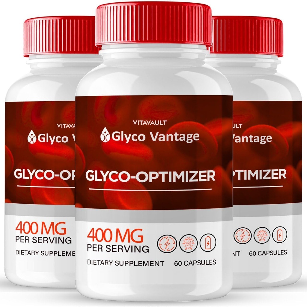 Glyco Vantage Capsules - Premium GlycoVantage Resmi Formula Glyco Optimizer, Sağlıklı Yaşam Tarzı Destekler - En Güçlü Tüm Doğal Pills for Stable Levels, Glyco Vantage İncelemeleri (3 Paket)