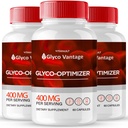 Glyco Vantage Κάψουλες - Premium GlycoVantage Επίσημη Formula Glyco Optimizer, Υποστηρίζει Υγιής Lifestyle - Μέγιστη δύναμη Όλα τα φυσικά χάπια για σταθερά επίπεδα, Glyco Vantage Κριτικές (3 Pack)
