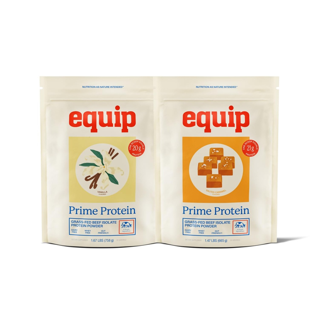 Equip Gıdaları Prime Protein Toz Vanilla & Prime Protein Toz Salted Caramel