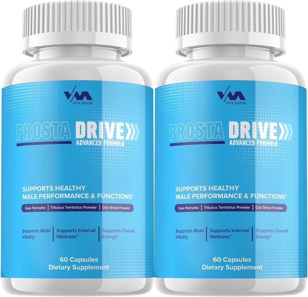 (2 Pack) ProstaDrive Prostate Support Capsules - Prosta Drive Pills Supplement, Maximum Strength, New Improved Multivitamin Formulation, ProstaDrive Reviews, 120 Capsules