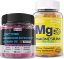 NEVISS Magnezyum Gummies with Turmeric 300 mg + çinko ve Supplement with Vitamin B6, B12, D3, Turmeric