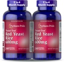 Puritan'ın Gurur Doktorları Red Yeast Rice 600 mg, Diyet Supplement, 240 Hızlı Yayın Kapsülleri, 2 Pack
