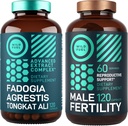 WILD FUEL Male Fertility and Fadogia Agrestis Supplements Ultimate Men's Health Bundle