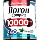 Lab | Boron | 10 mg | 240 Hizmet | Erkekler için Boron Supplement | Ultra yüksek Aborpsiyon, Fito Medic's.