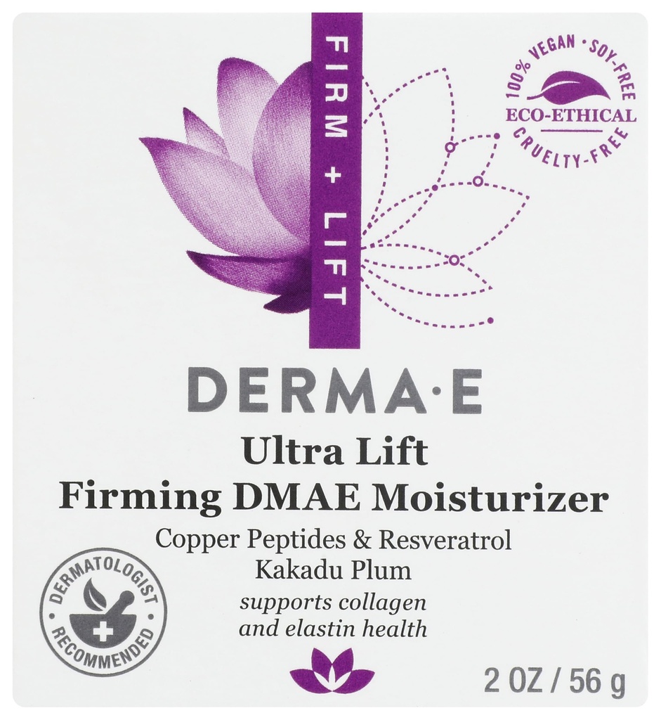 DERMA-E Firm + lift, Ενυδατικό DMAE Alpha Lipoic Acid & C-Ester, 2 ουγγιές
