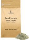 PURE ORIGINAL INGREDIENTS Pea Vegan Protein Toz (1 lb) Gluten Free, Sarı Peas