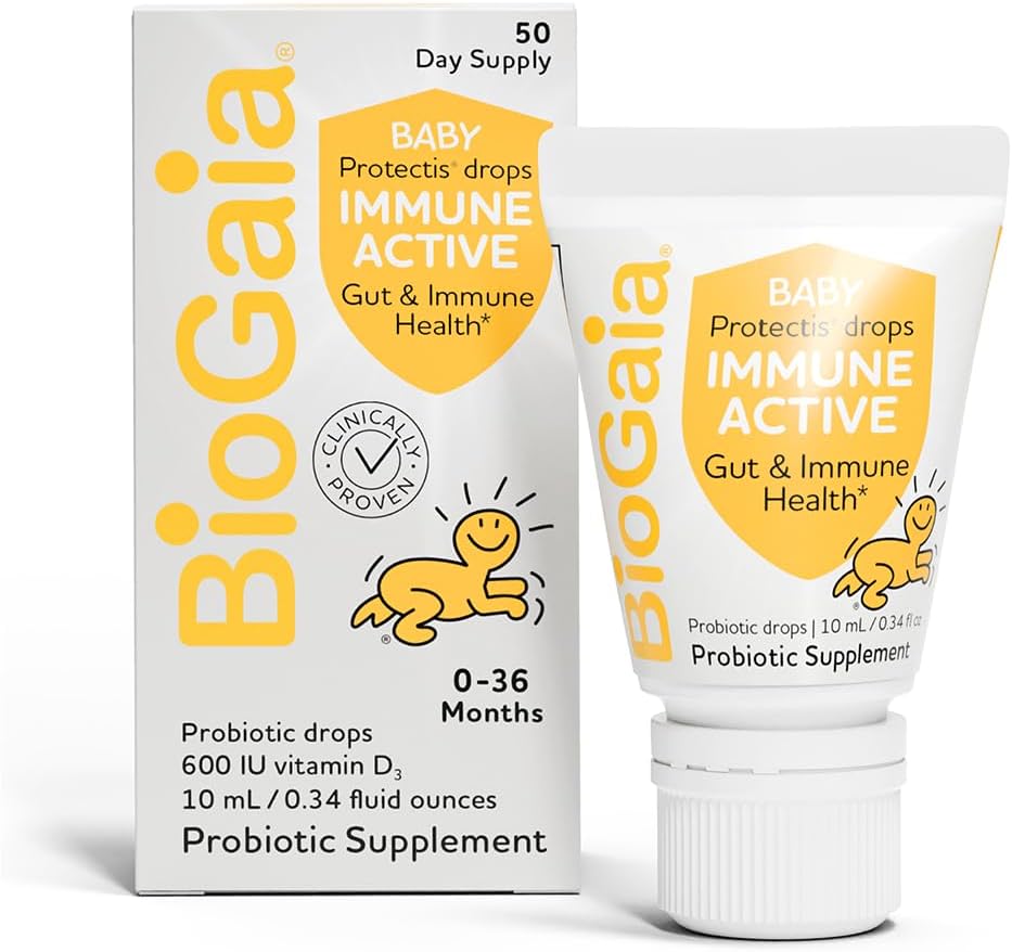 BioGaia Immune Active Baby Probiotic Drops + Βιταμίνη D 