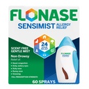Flonase Sensimist Anti-Drowsy için Nasal Sprey, 24 Saat Multi-Symptom Antivirüs Yardımı – 60 Spreys