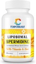 Erkekler ve Kadınlar için 30 mg spermi Tamam, Yüksek Absorpsiyon, 3HCL'den Daha Fazla Potent - Hücresel Yenileme, Longevity & Cognitive, Fermented Buğday Germ Ekstraksiyon, Pure & Natural, 60 Softgels